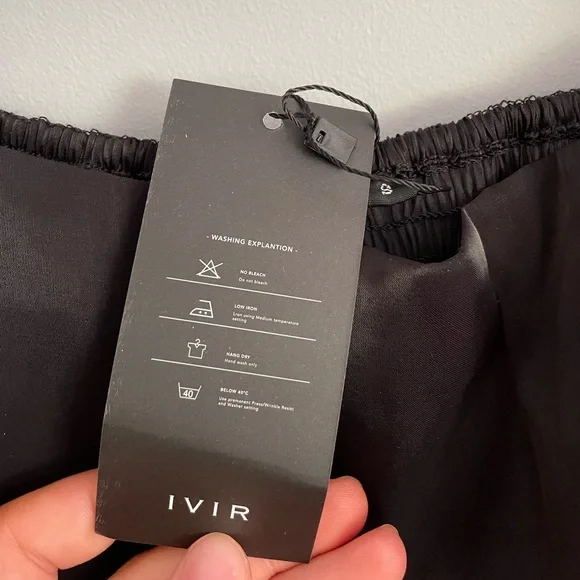 NWT Black Flowy Dress - Picture 4 of 4